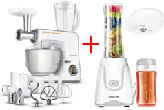 Sencor 3700WH Stand Mixer in White & Smoothie Maker/Scale Bundle  - Click for more details