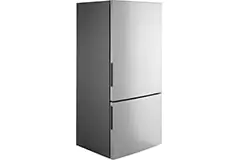 GE® 17.7 Cu. Ft.Counter-Depth Bottom-Freezer Refrigerator - Stainless Steel  - Click for more details
