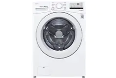 LG 5.2 cu. ft. Ultra Large Front Load Washer - White  - Click for more details