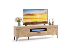 59 Inch TV Stand Table with Drawer and Shelves - Click for more details