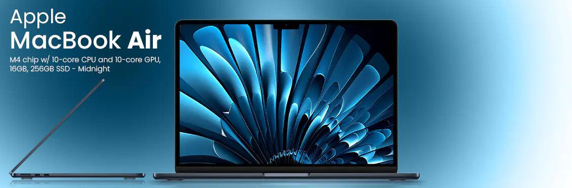 Apple MacBook Air 15.3” M4 Laptop - Midnight (16GB/256GB/macOS Sequoia)  - Click for more details