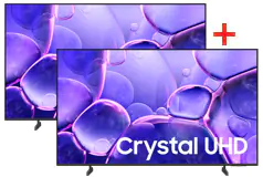 Samsung 43” 4K Smart TV - Bundle of 2  - Click for more details