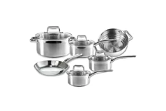 10-Piece Stainless Steel Cookware Set - Click for more details