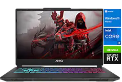 MSI Cyborg 15.6” I7-13620H Gaming Laptop - Translucent Black (16GB/512GB/Win 11H)  - Click for more details