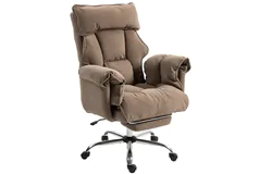 High-Back Office Chair - Light Brown - Click for more details