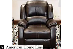 Lorraine Bel-Aire Deluxe Reclining Club Chair  in Mocha  - Click for more details
