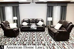 Lorraine Bel-Aire Deluxe Reclining Set in Mocha Includes: Sofa, Loveseat, Chair  - Click for more details