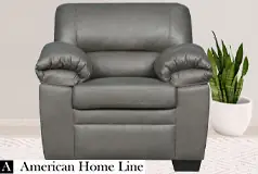 Jamieson Luxury Chair in Pewter  - Click for more details