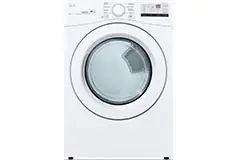 LG 7.4 Cu.Ft. Stackable Electric Dryer with FlowSense White BB21473501