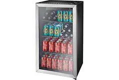 Insignia 115-Can Beverage Cooler - Stainless steel BB20938987