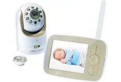 Infant Optics - Video Baby Monitor with 3.5” Screen - Gold/White - Click for more details