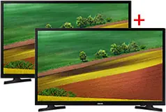 Samsung 32” HD M4500B Smart TV - Bundle of 2 - Click for more details