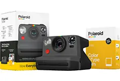 Polaroid Now Instant Film Camera Bundle - Black BB21500206