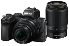 Nikon Z50 with NIKKOR Z DX 16-50mm VR and 50-250mm VR lensesBB21405108