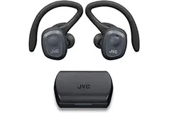 JVC True Wireless Headphones with Dual Ear Support - Black - Click for more details
