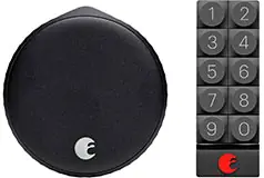 August Wi-Fi Smart Lock with Smart Keypad - Matte Black - Click for more details
