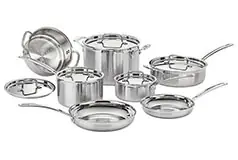 Cuisinart MultiClad Pro 12-Piece Cookware Set - Steel - Click for more details
