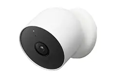 Google - Nest Cam Indoor/Outdoor Wire Free Security Camera - Snow - Click for more details