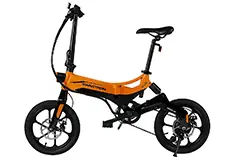 Swagtron EB-7 Plus Electric Bike with 18.6 mph Max Speed - Orange - Click for more details