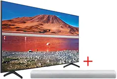 Samsung 70” TU7000 Crystal UHD 4K Smart TV &amp; Samsung 5.0Ch Soundbar HW-S61A - Click for more details
