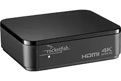 Rocketfish™ - 2-Output HDMI Splitter with 4K at 60Hz and HDR Pass-Through - Black - Click for more details