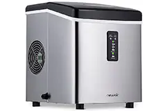 NewAir 12” 28-lb Portable Ice Maker - Stainless Steel - Click for more details