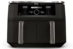 Ninja Foodi 4-in-1 10-qt. XL 2-Basket DualZone Air Fryer - Black - Click for more details