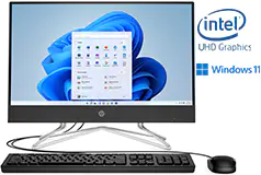 HP 21.5” FHD Celeron J4025 AIO Desktop