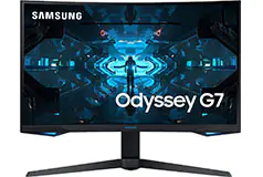 Samsung Odyssey 27” Curved QHD Gaming Monitor - Black - Click for more details