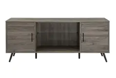 Walker Edison - 60" TV Stand for up to 65" - Slate Grey BB21231400