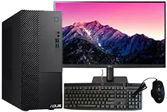 Asus i5-12400 Mini Desktop Tower with LG 23.8” IPS Full HD Monitor Bundle - Click for more details