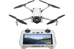 DJI Mini 3 Drone and Remote Control with Built-in Screen (DJI RC) - Gray - Click for more details