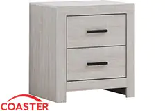 Brantford 2-drawer Nightstand - Coastal White - Click for more details