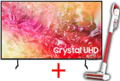 Samsung 50” DU7100 Crystal UHD 4K Smart TV + ROIDMI S1 Special Cordless Vacuum Cleaner - Click for more details