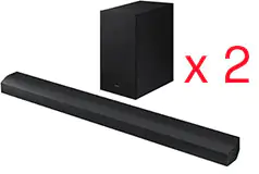 Samsung B-Series HW-B750D 5.1ch Soundbar with Sub Woofer (2024 Model) - Bundle of 2 - Click for more details