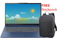 Lenovo IdeaPad Slim 3 15.6” R3-7320U Laptop + FREE Lenovo 15.6” Laptop Backpack - Click for more details