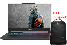 MSI Cyborg 15.6” RTX 3050 Gaming Laptop + FREE MSI Essential Backpack - Click for more details