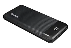 Energizer - MAX 10,000mAh 15W USB-C 3-Port Universal Portable Power Bank - Black - Click for more details