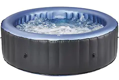 MSpa BERGEN 4-Person Comfort Series Bubble Spa (Round) - Dark Gray