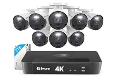 Swann Master Series 8-Channel 8-Camera System - Black BB22084995