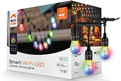 Nexxt Solutions Smart Wi-Fi outdoor string lights