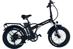 GoTyger 500W 36V 20" 4.0 Fat Tire Foldable eBike - Black