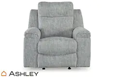 Buntington Rocker Recliner Chair in Pewter