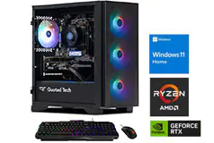 QT Shield RTX 4060 Gaming Desktop Tower (R7 5700X/32GB/1TB/Win 11H) - Click for more details