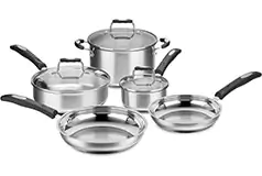 Cuisinart 8-Piece Stainless Steel Pots and Pans Set