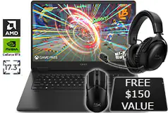 HP OMEN 17.3" RTX 4060 Gaming Laptop with Headset/Mouse/Pad Bundle 