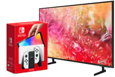 Samsung 60” TV & Nintendo Switch OLED Bundle