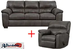 Austin Sofa and Chair in Sequoia Ash