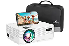 Vankyo Leisure 470 Pro Native 1080P Wireless Single LCD Mini Projector - White - Click for more details