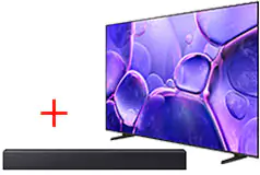 Samsung 75” UHD 4K Smart TV (2025) &amp; Samsung B-Series HW-B400F 2.0 ch Soundbar - Click for more details